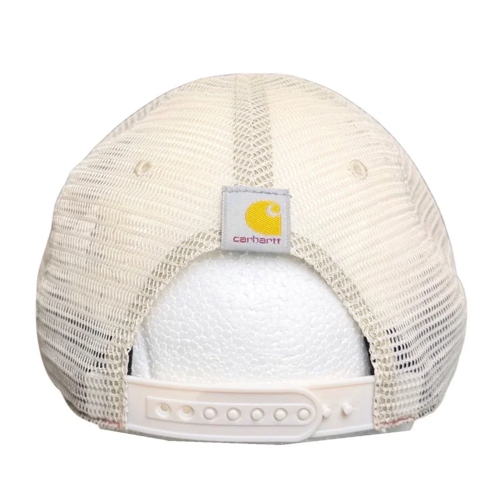 Carhartt Denali National Park Trucker Hat Mens OSFA Salmon Pink Mesh Snapback